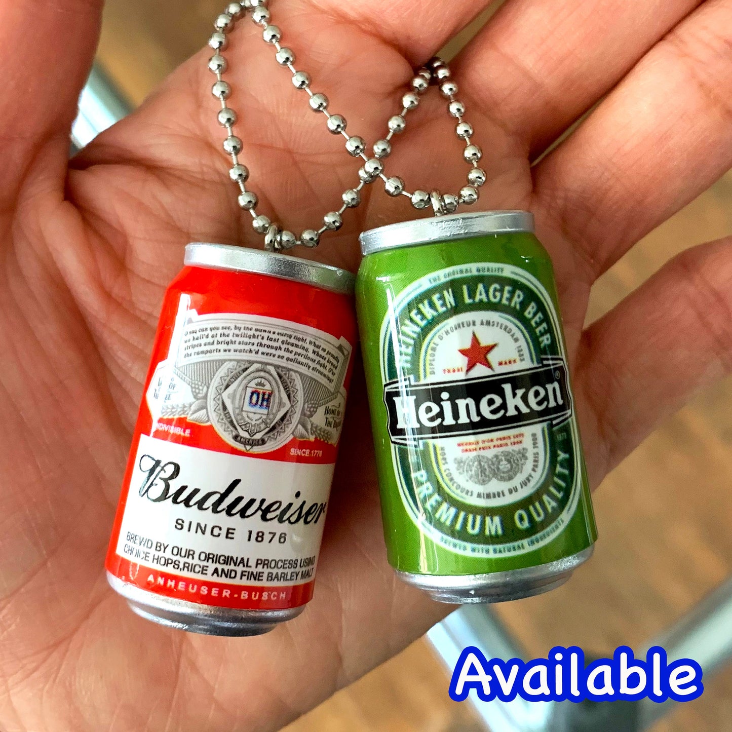 Light Beer Bottle Earrings/Beer Bottle Drop Earrings/Drink Earrings/Fun Accessories/Beer Lover Gift for Her/18K Gold Plated/Free Gift Box