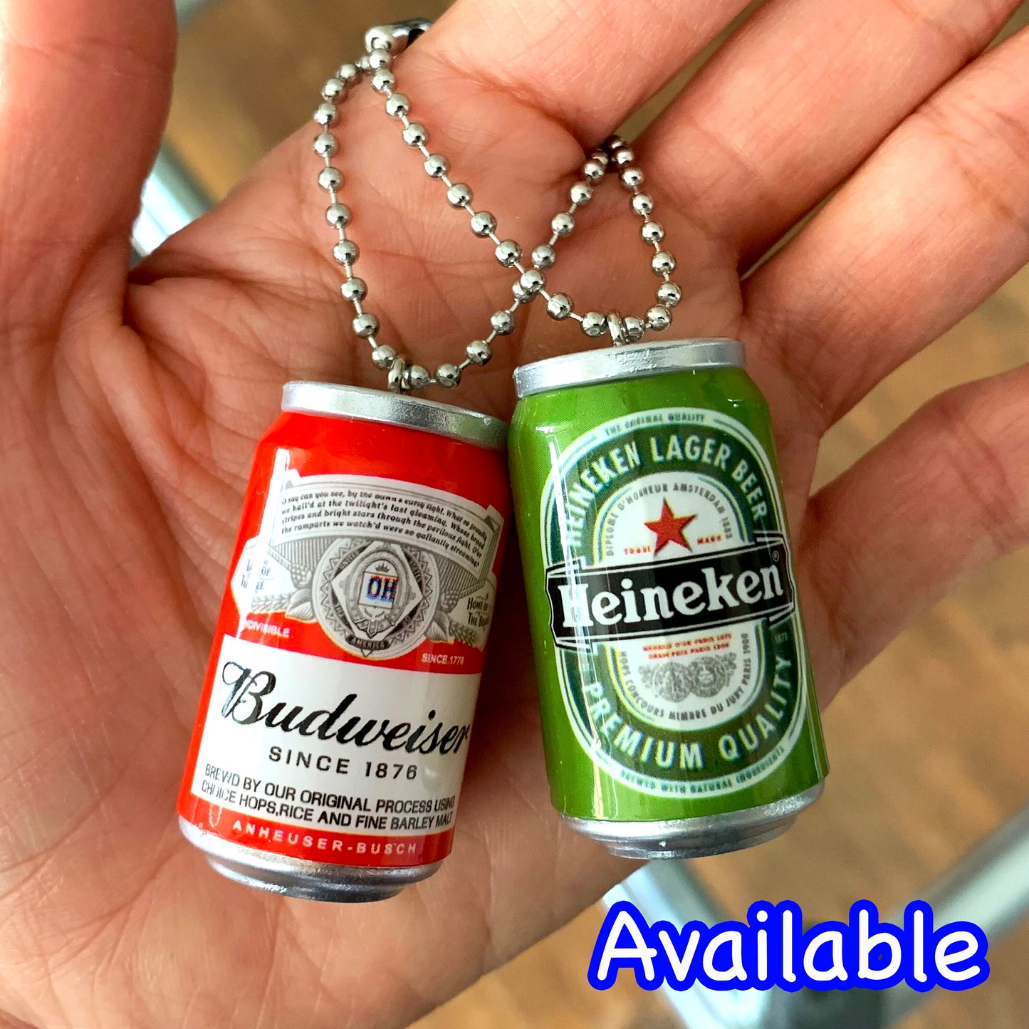 Beer Yellow Bottle Earrings/Miniature Beer Bottle Earrings/Alcohol Accessories/Beer Lover Gift for Her/18K Gold Plated/Free Gift Box