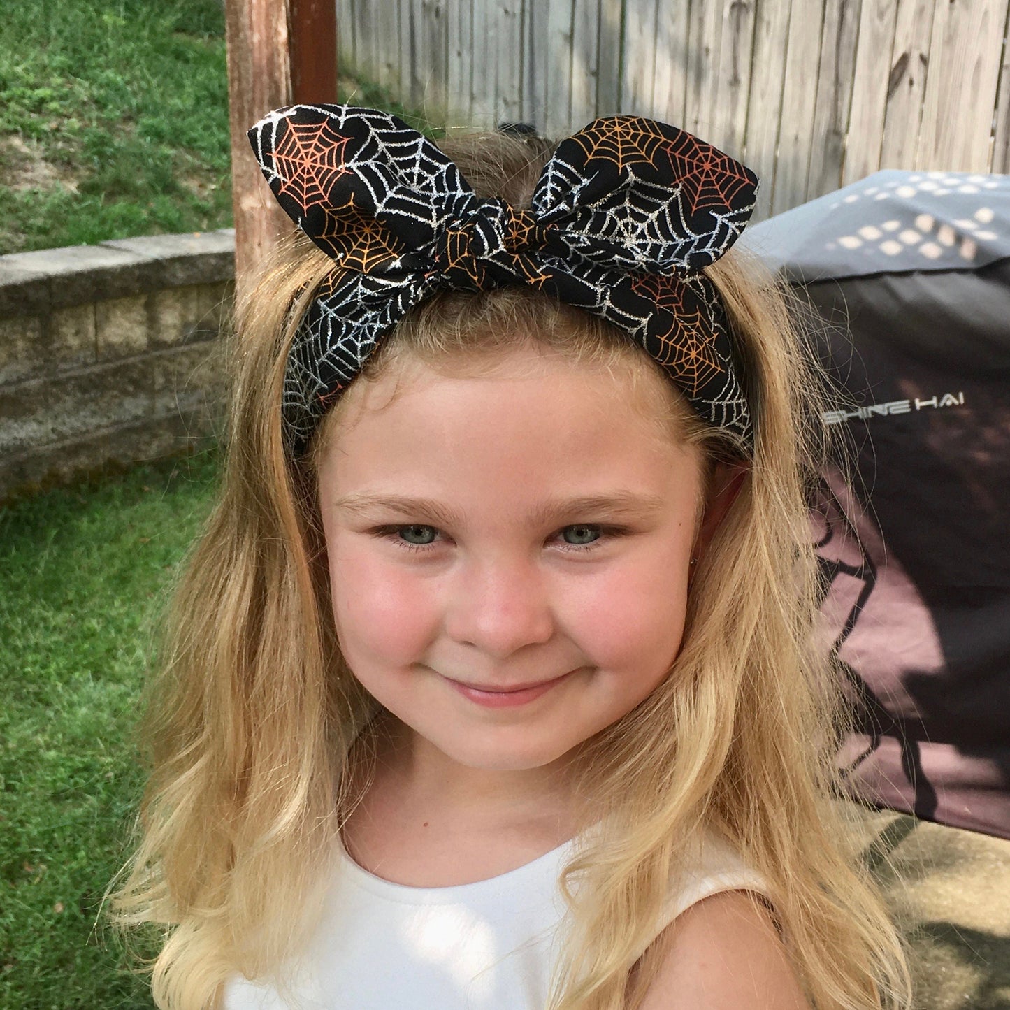 Halloween Big Bow Headband/Scrunchies/Hair Bow Clip Set/Spider Web Hair Tie/All Ages for Her/Halloween Costumes/Hair Accessories/Handmade