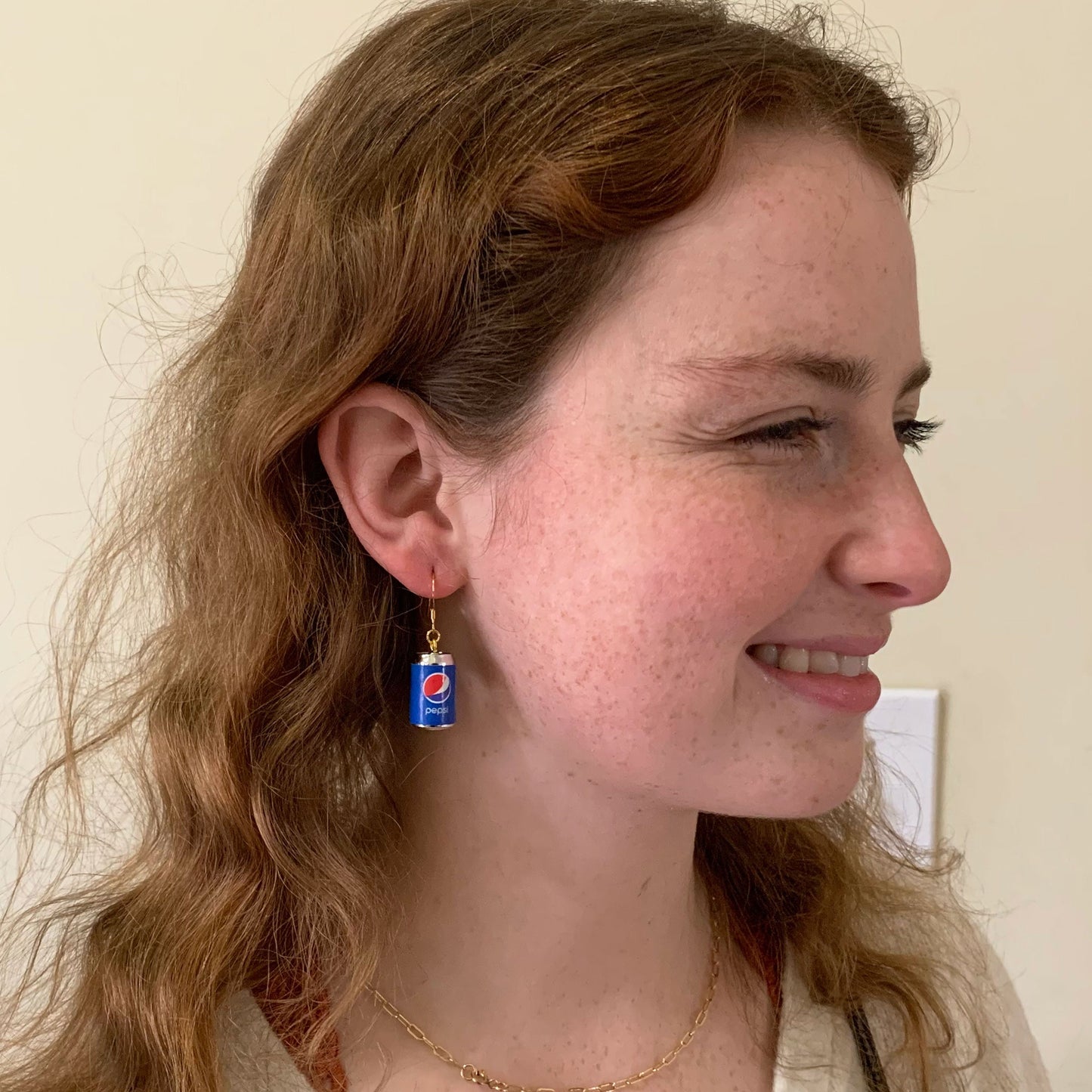 Diet Soda Can Drop Earrings/Soda Can Earrings/Soda Lover Gifts/Miniature earrings/Fun Gift for Her/18K Gold Plated/Free Gift Box/Free Box